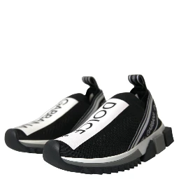 Black White Slip On Sorrento Sneakers Shoes