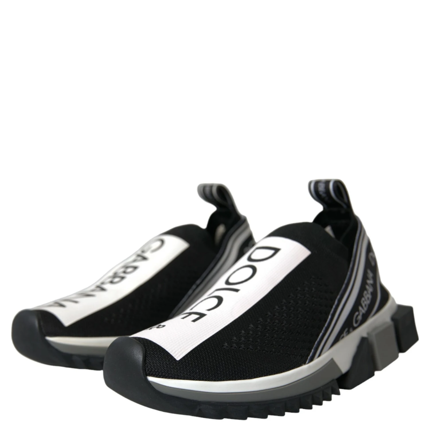 Black White Slip On Sorrento Sneakers Shoes