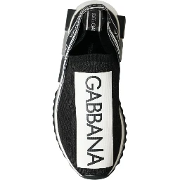 Black White Slip On Sorrento Sneakers Shoes