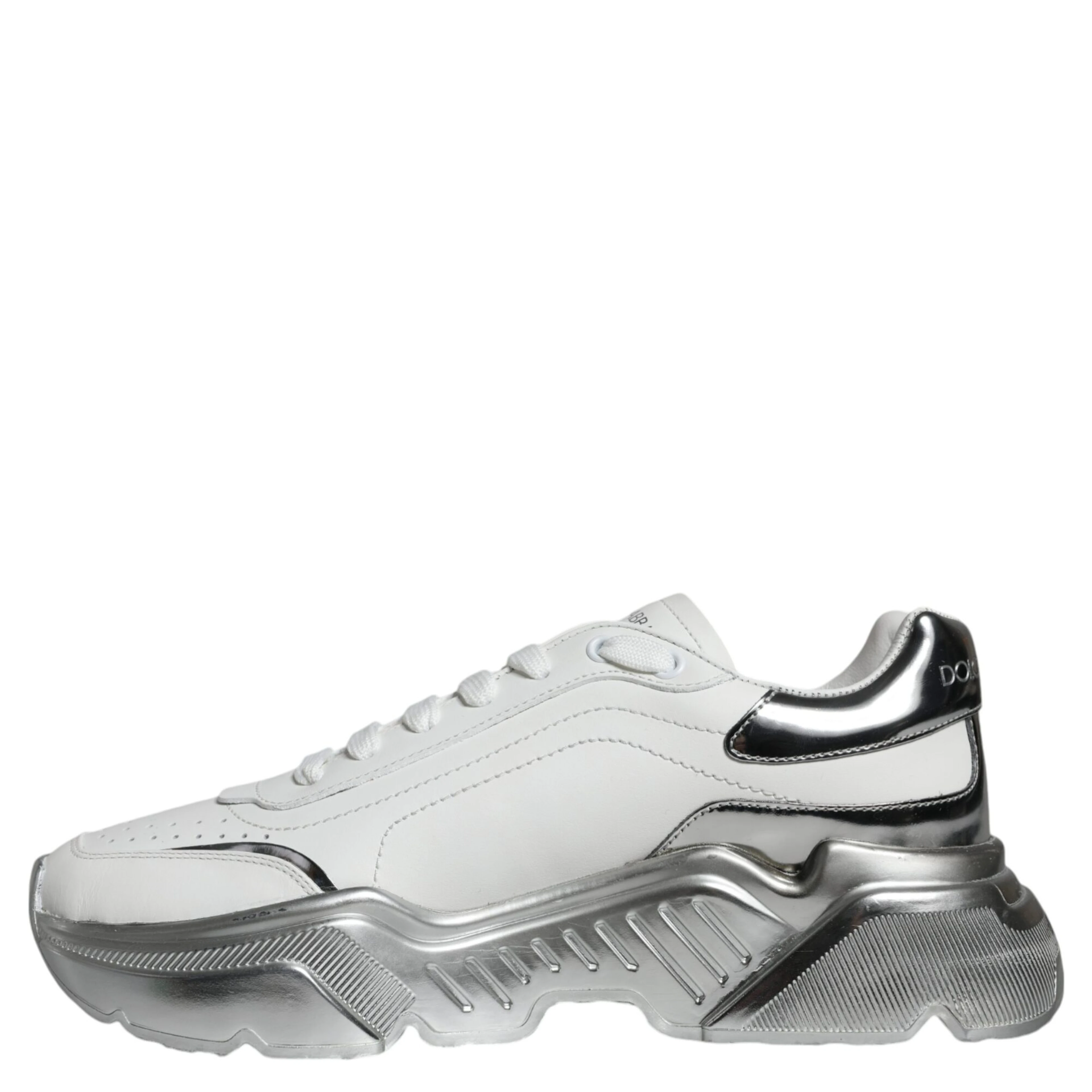White Silver Daymaster Low Top Sneakers Shoes