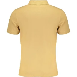 Beige Cotton Polo Shirt