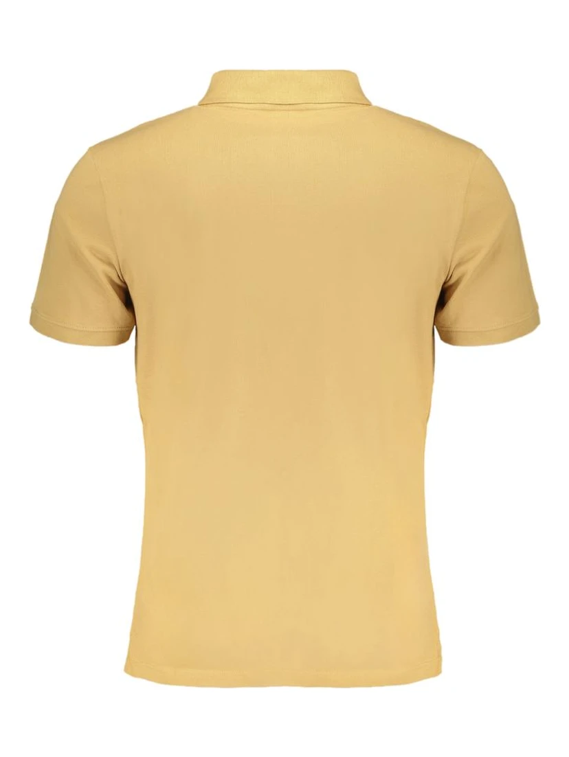 Beige Cotton Polo Shirt