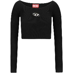 Black Rayon Long Sleeve T-Shirt