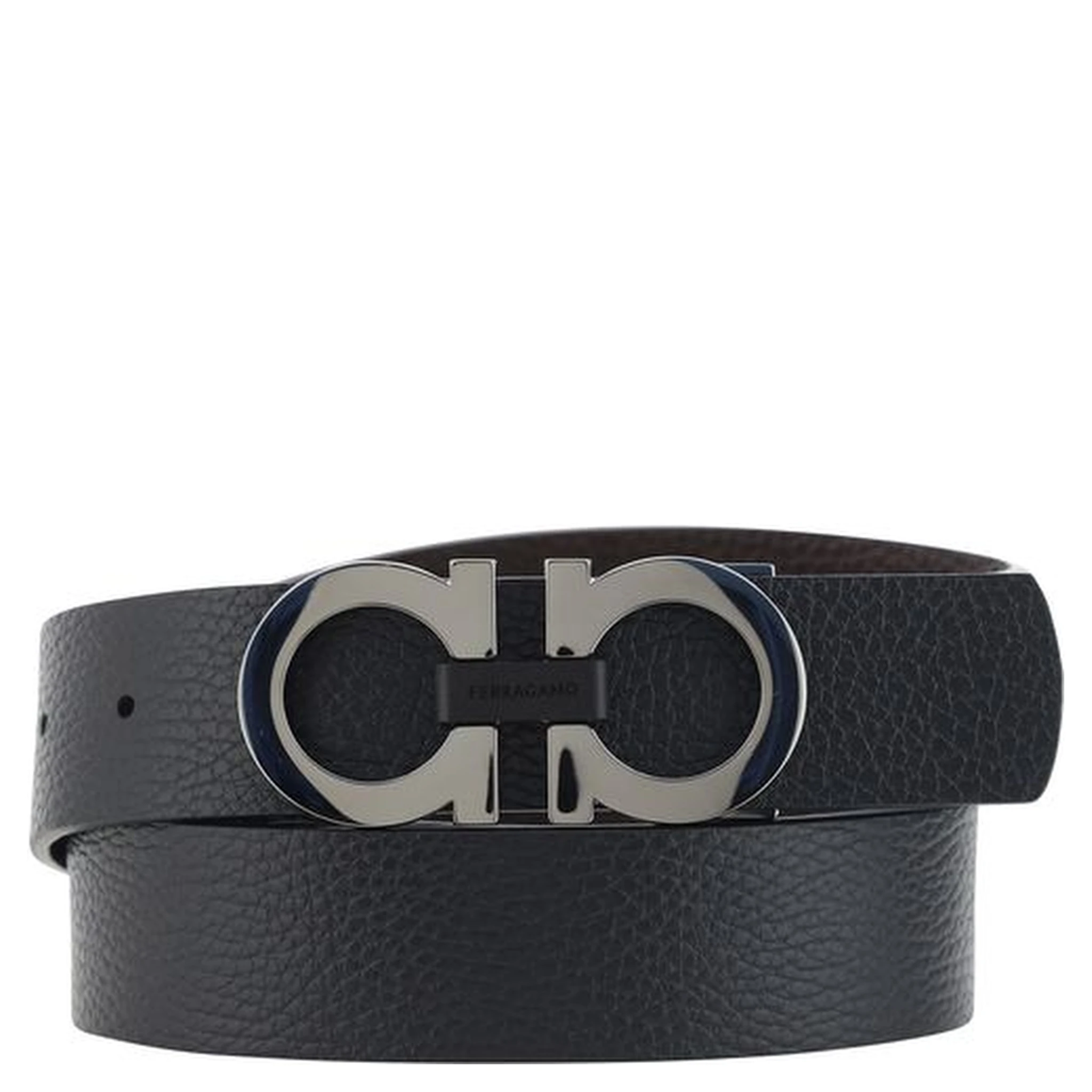 Black Calf Leather Bos Taurus Regular Belt