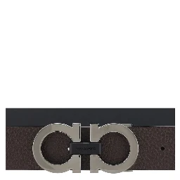 Black Calf Leather Bos Taurus Regular Belt