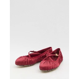 Satin ballerinas