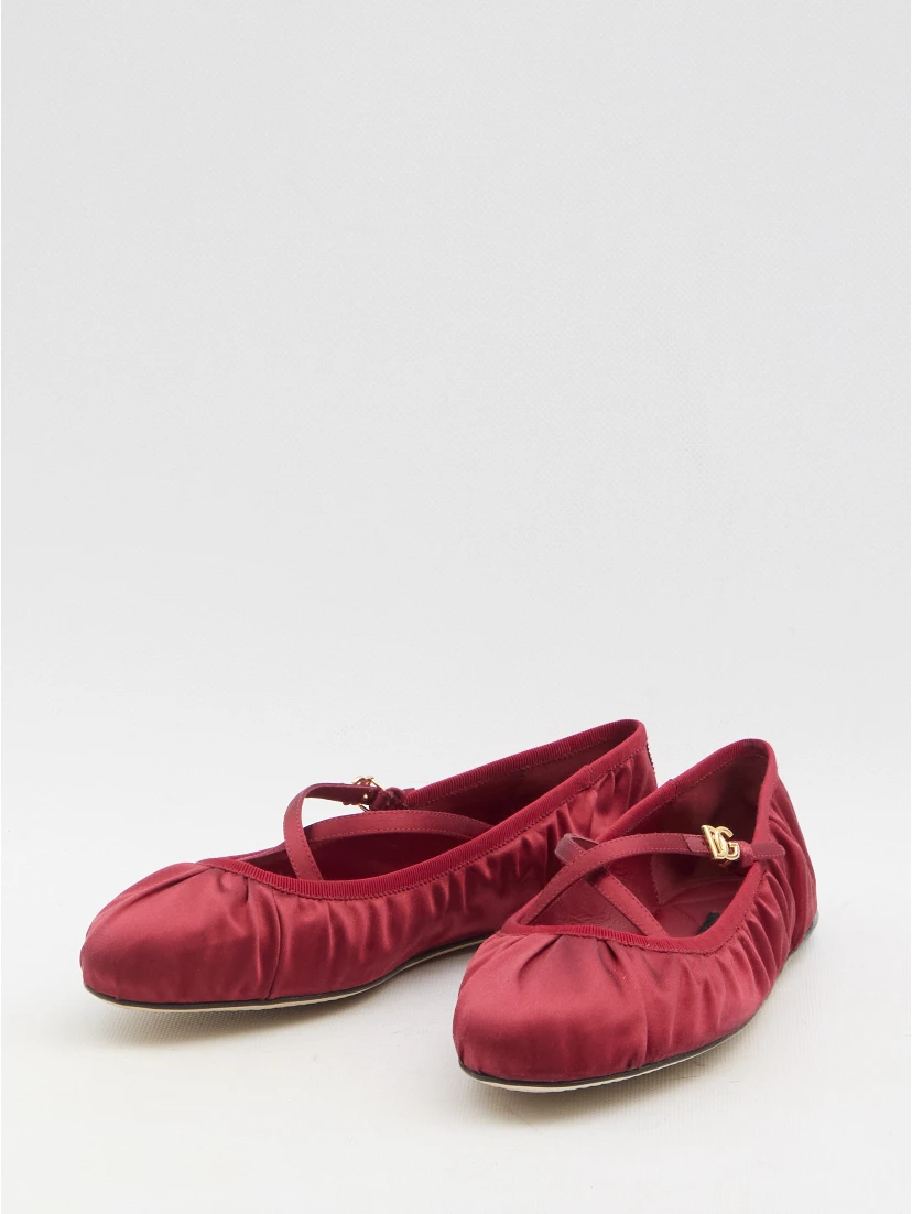 Satin ballerinas