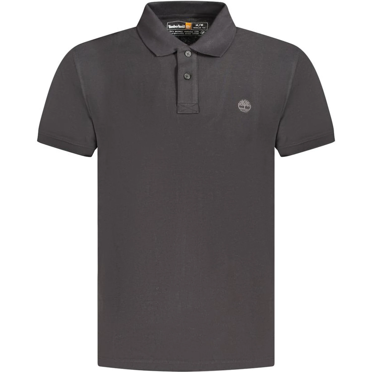 Black Cotton Polo Shirt