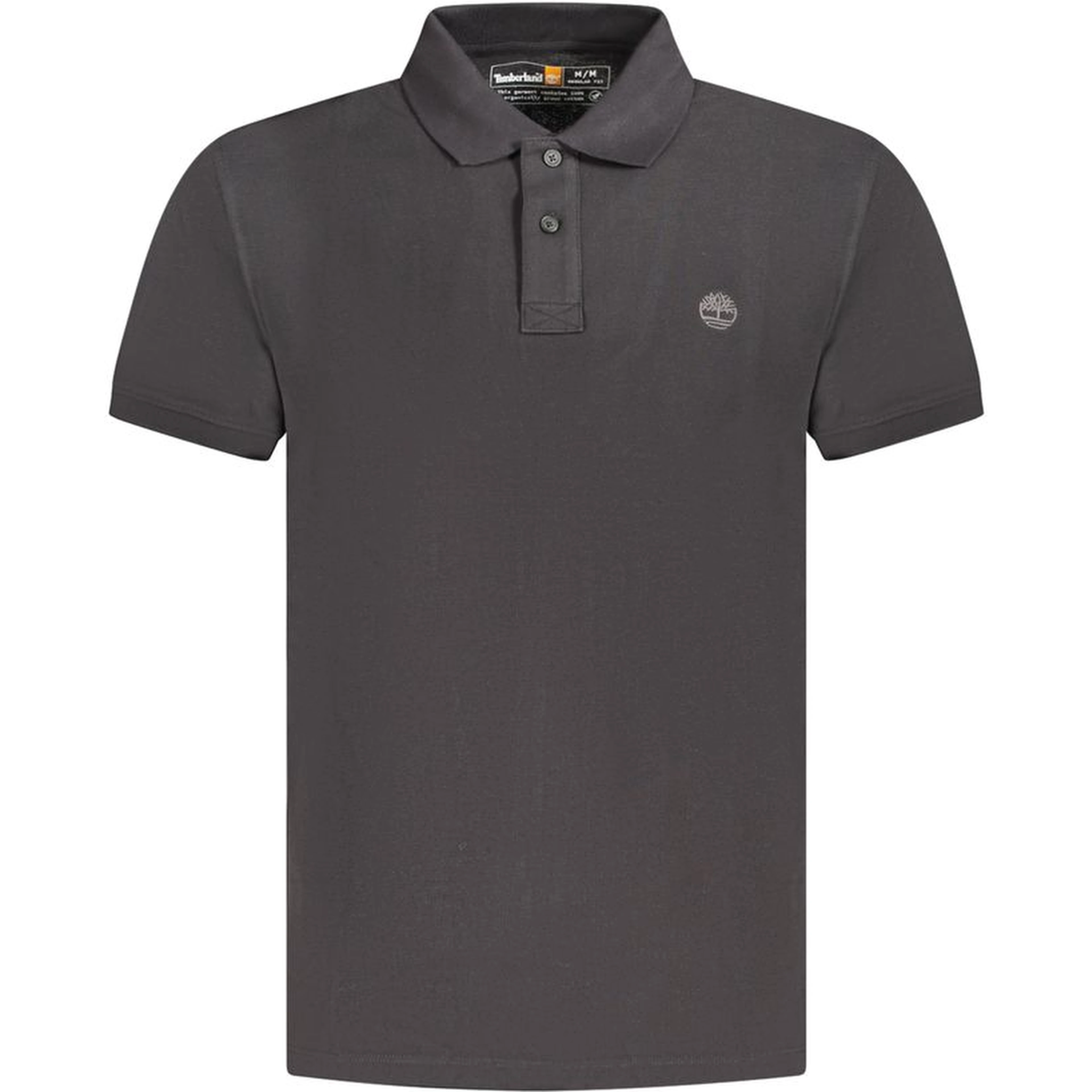 Black Cotton Polo Shirt