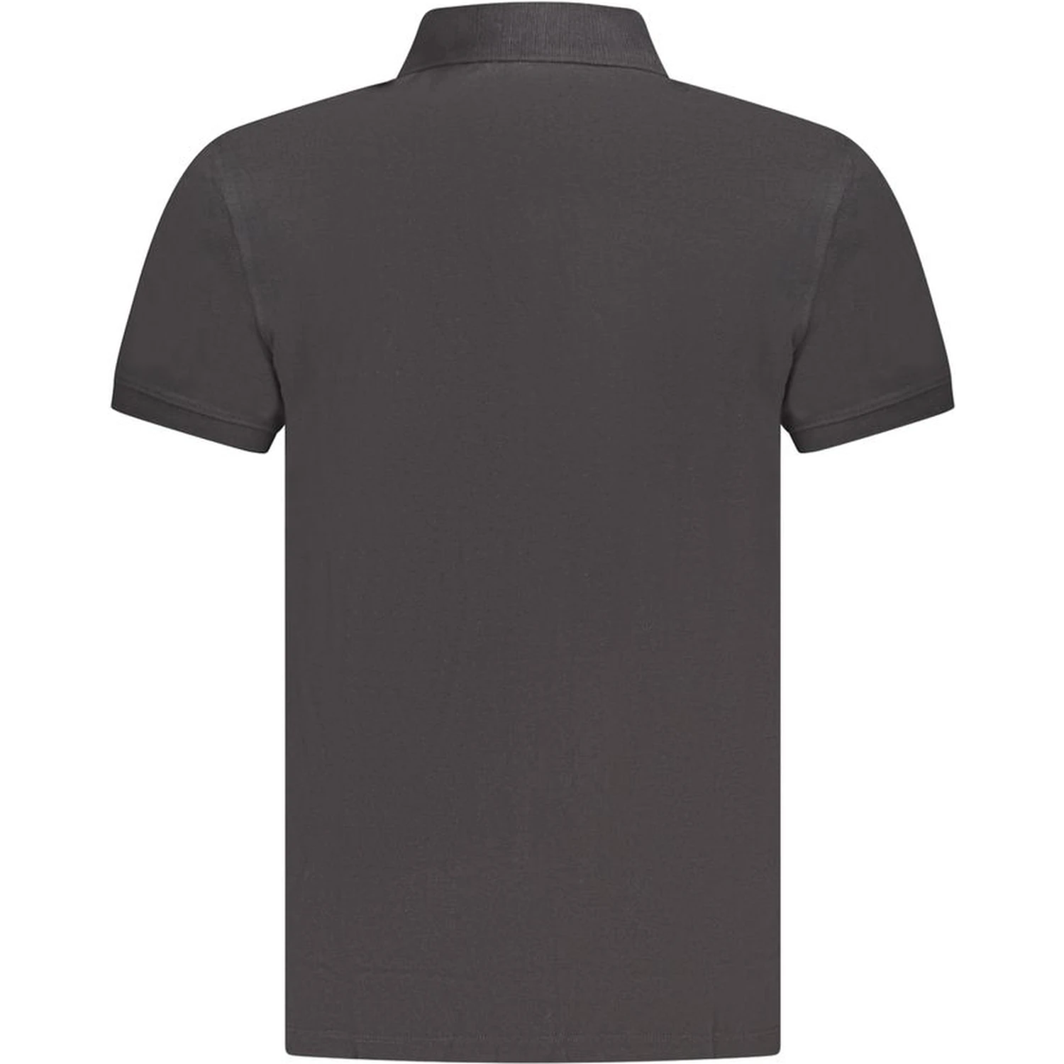 Black Cotton Polo Shirt