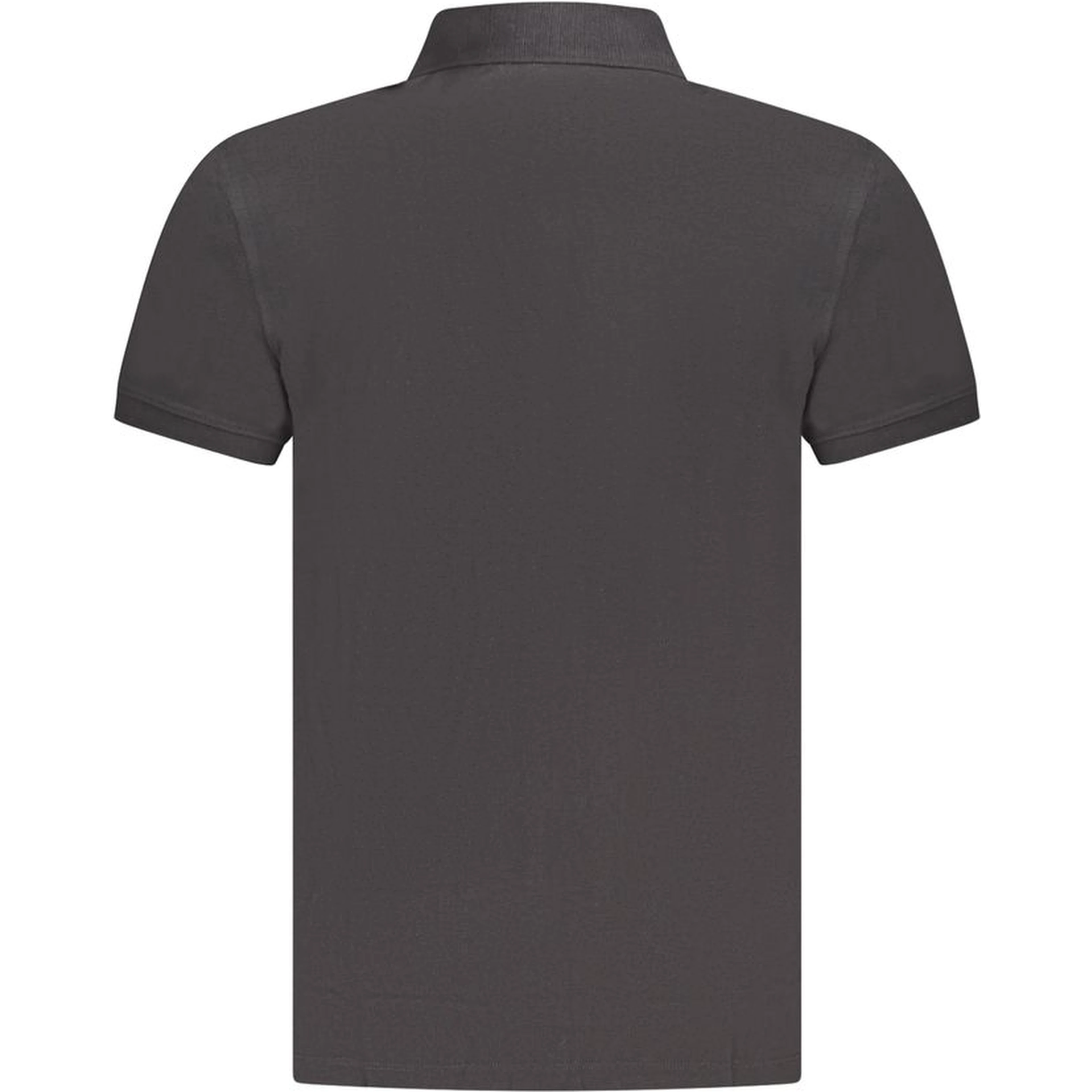 Black Cotton Polo Shirt