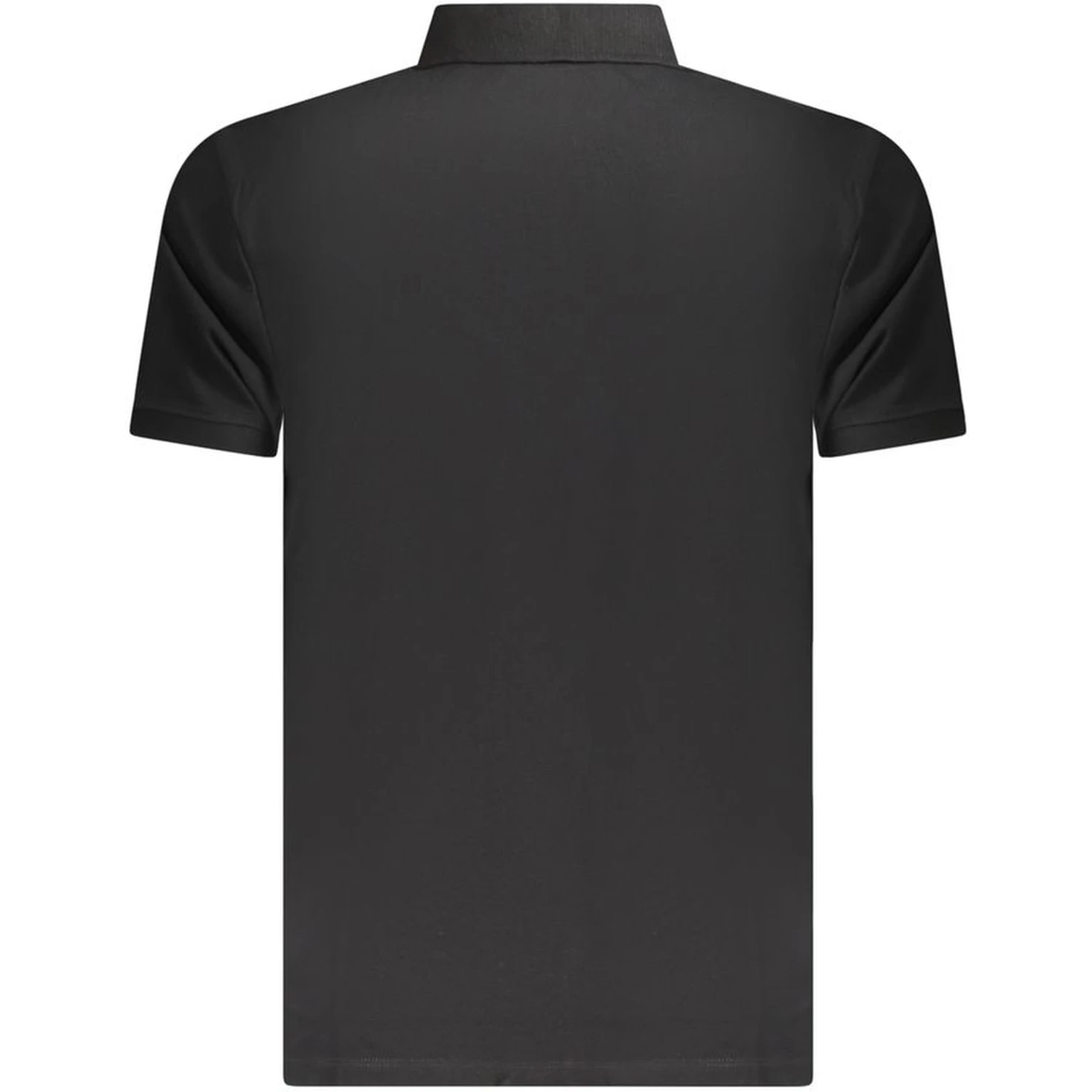 Black Cotton Polo Shirt