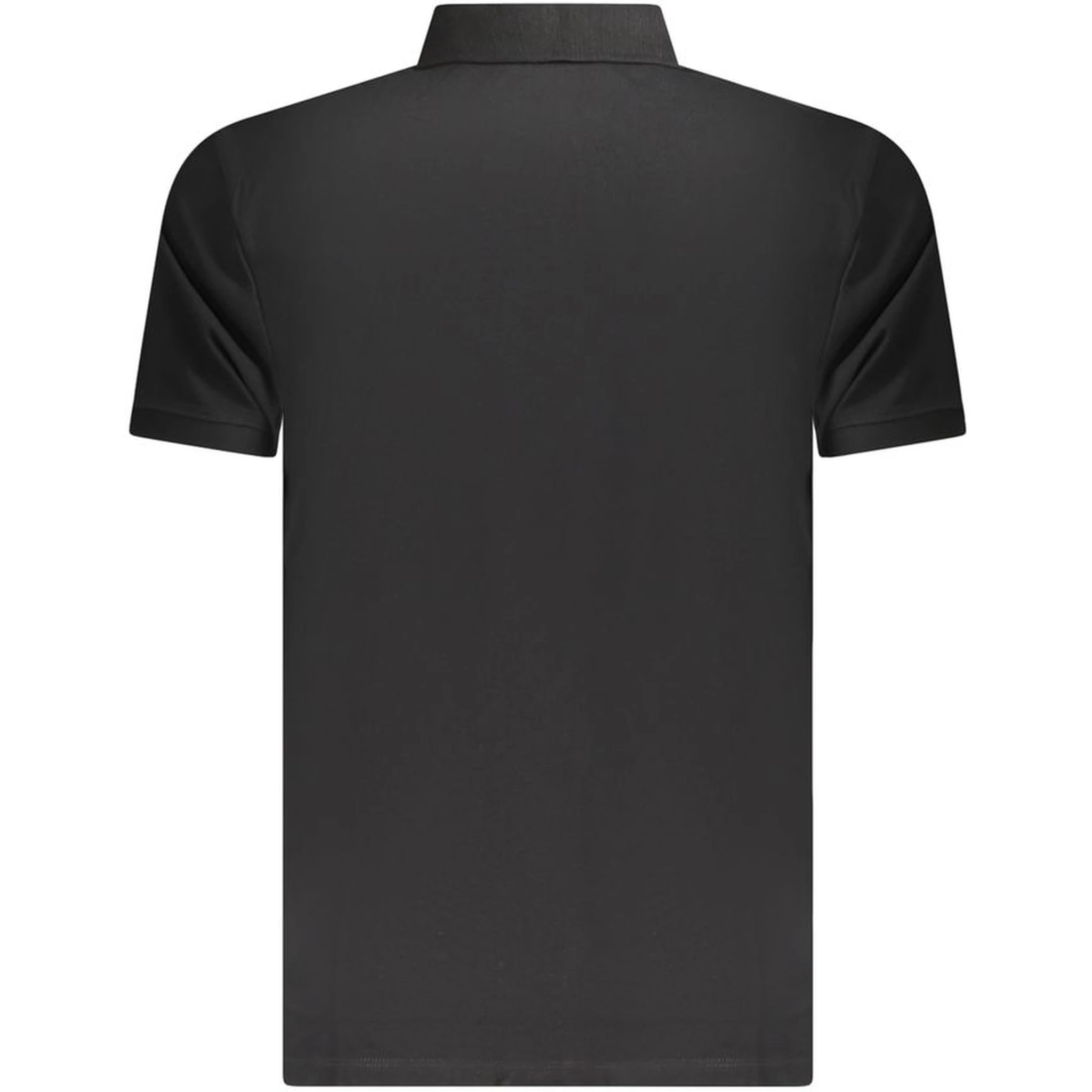 Black Cotton Polo Shirt