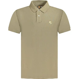 Brown Cotton Polo Shirt