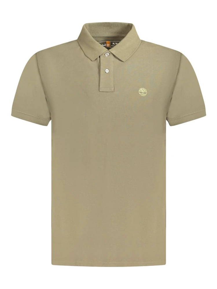 Brown Cotton Polo Shirt