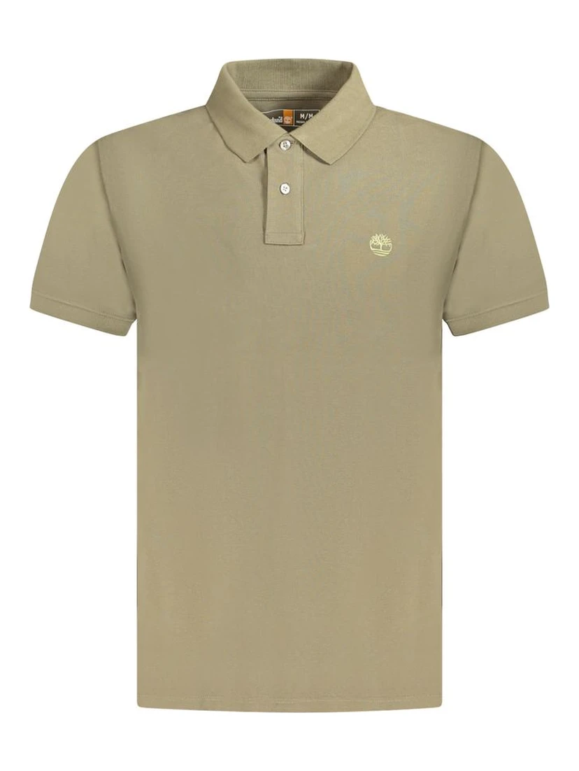 Brown Cotton Polo Shirt