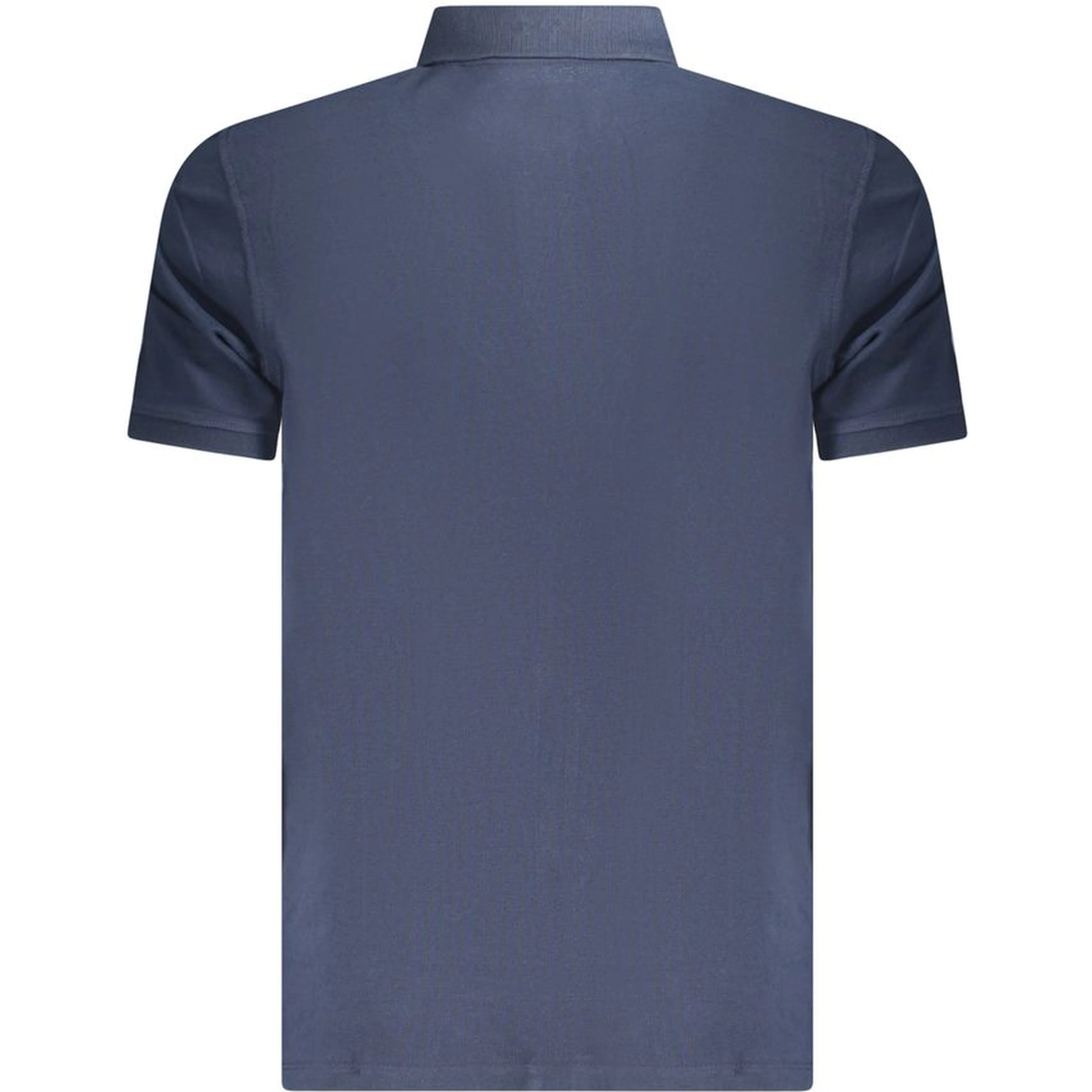 Blue Cotton Polo Shirt