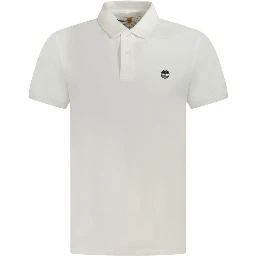 White Cotton Polo Shirt
