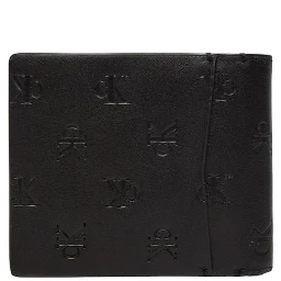 محفظة جلدية سوداء