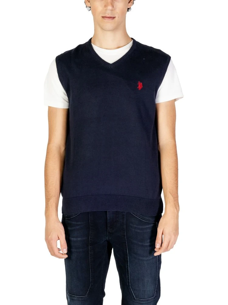 Blue Cotton Waistcoat