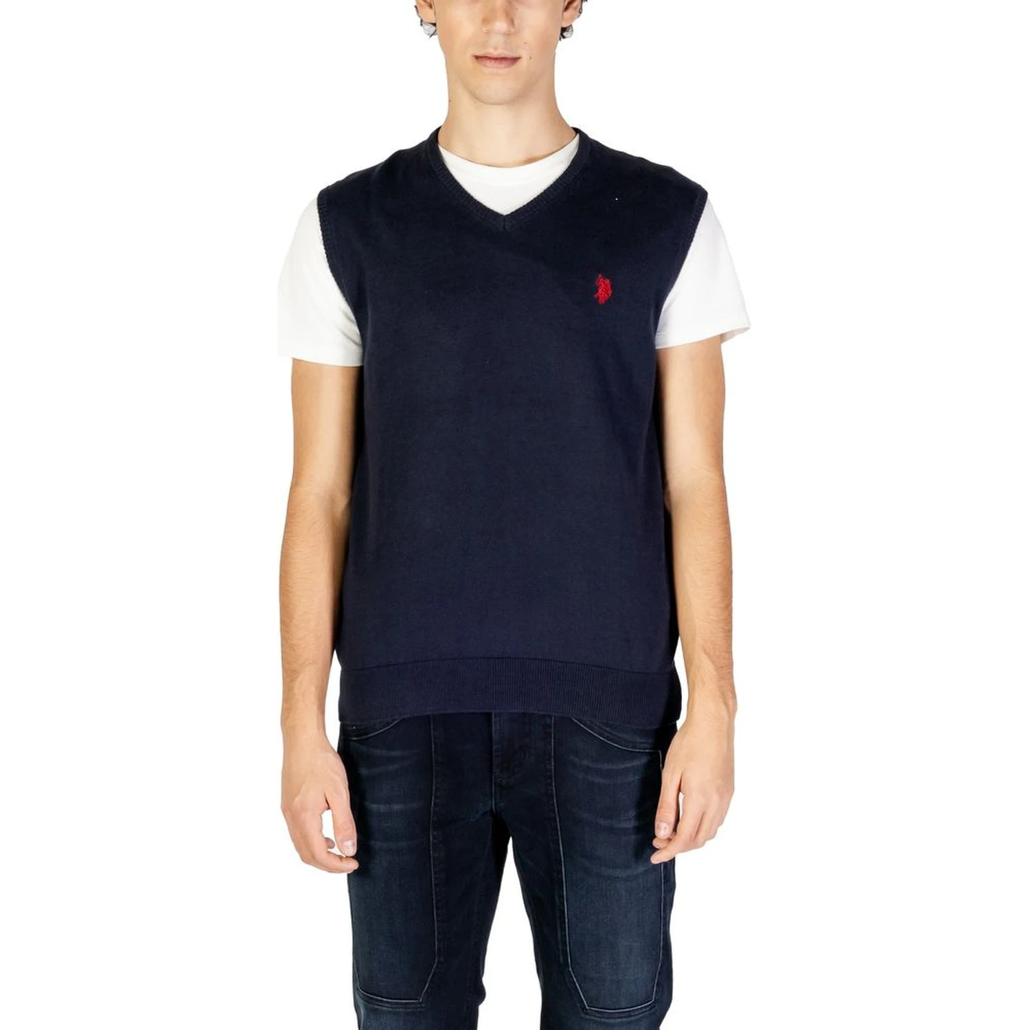 Blue Cotton Waistcoat