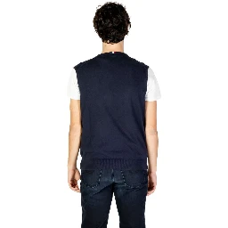 Blue Cotton Waistcoat