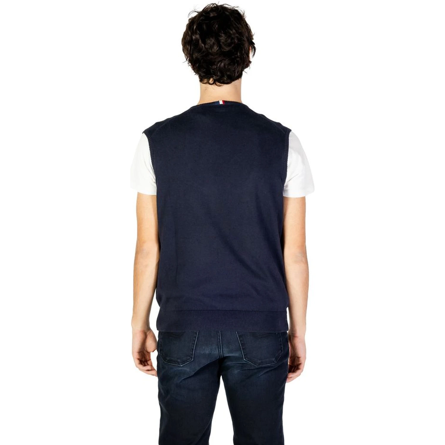 Blue Cotton Waistcoat