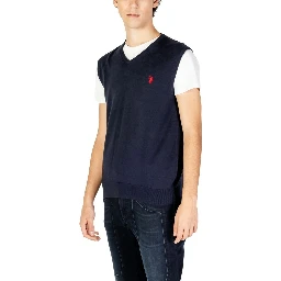 Blue Cotton Waistcoat