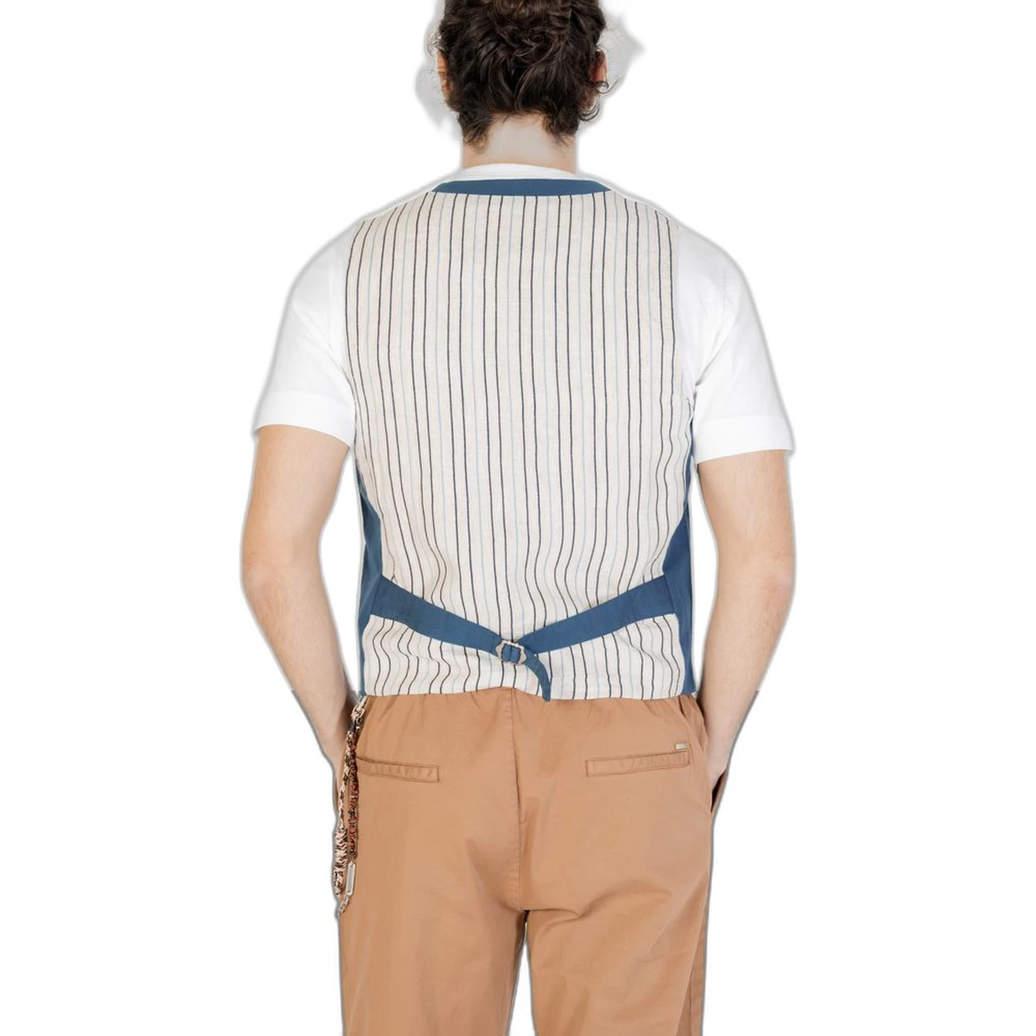 Blue Cotton Waistcoat