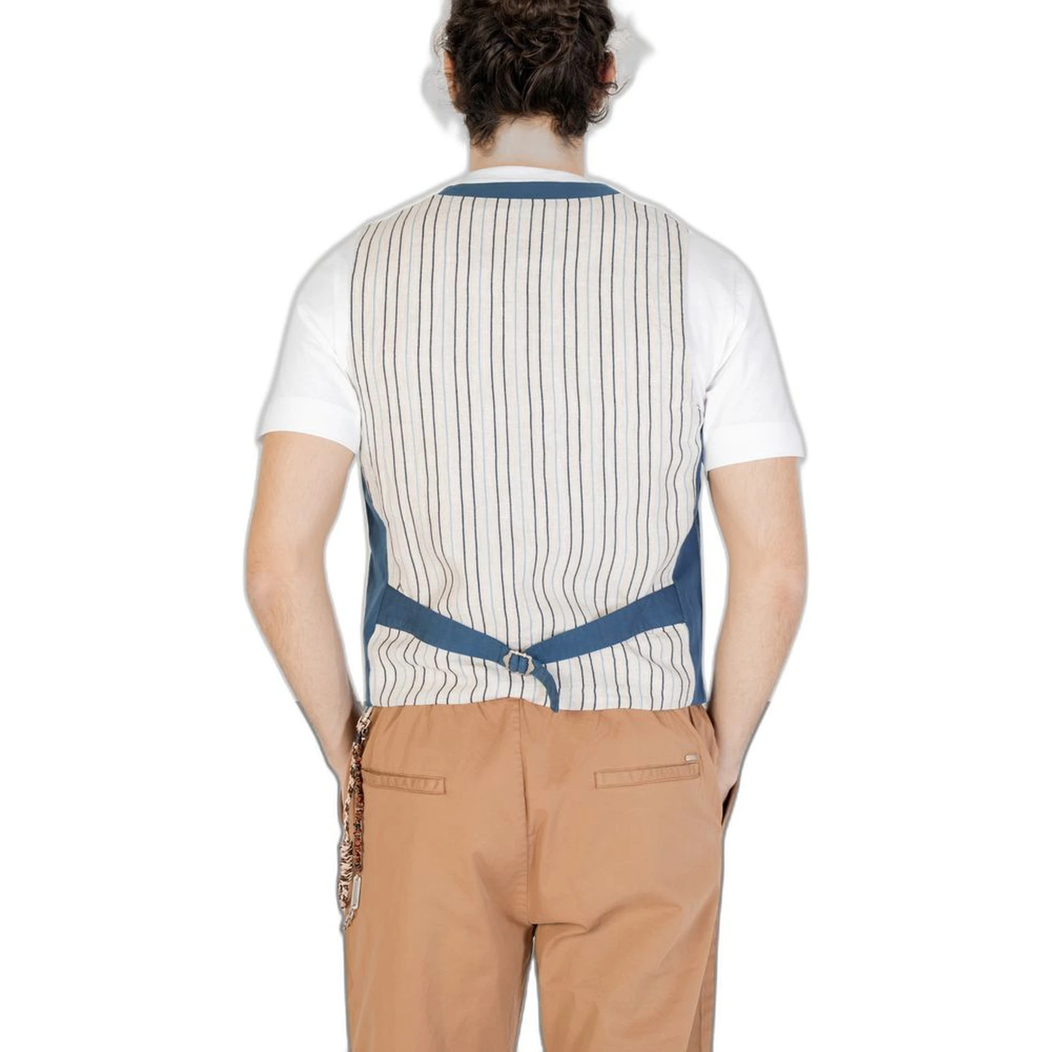 Blue Cotton Waistcoat