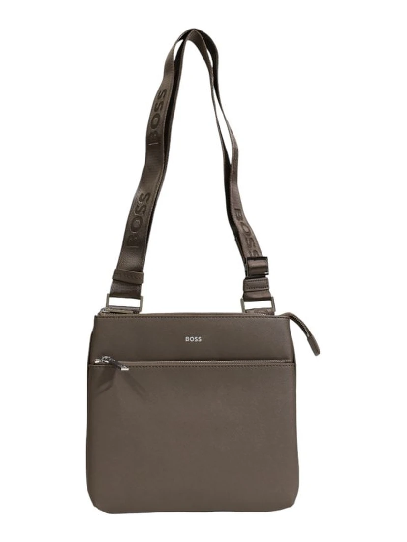 Green Leather Messenger Bag