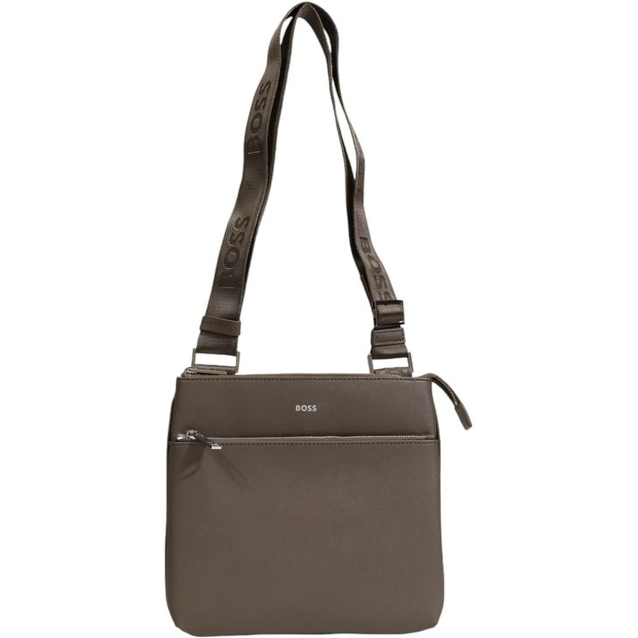 Green Leather Messenger Bag