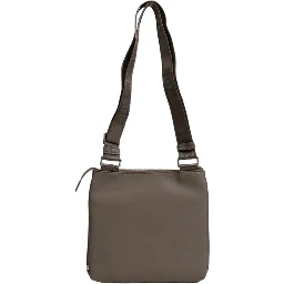 Green Leather Messenger Bag