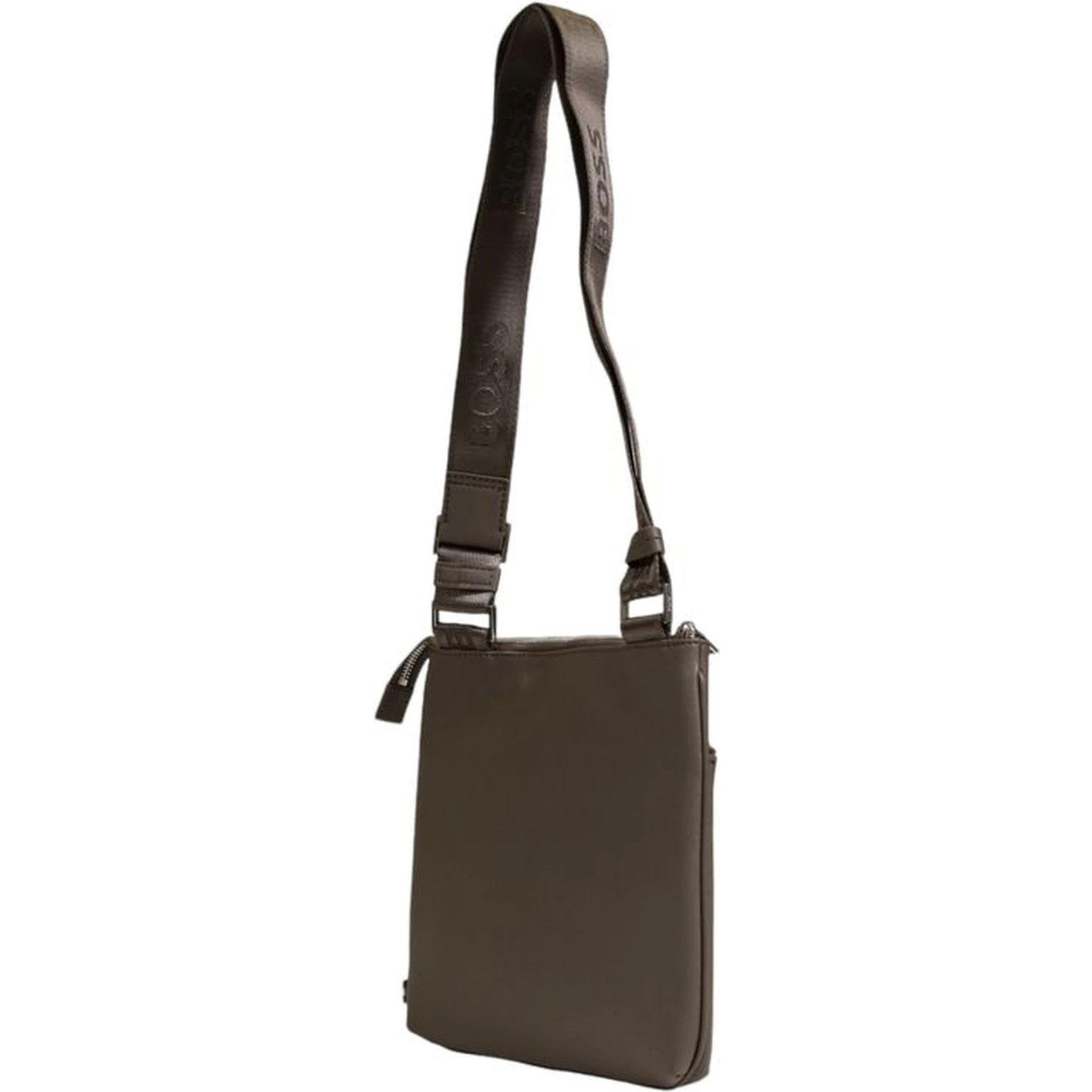 Green Leather Messenger Bag