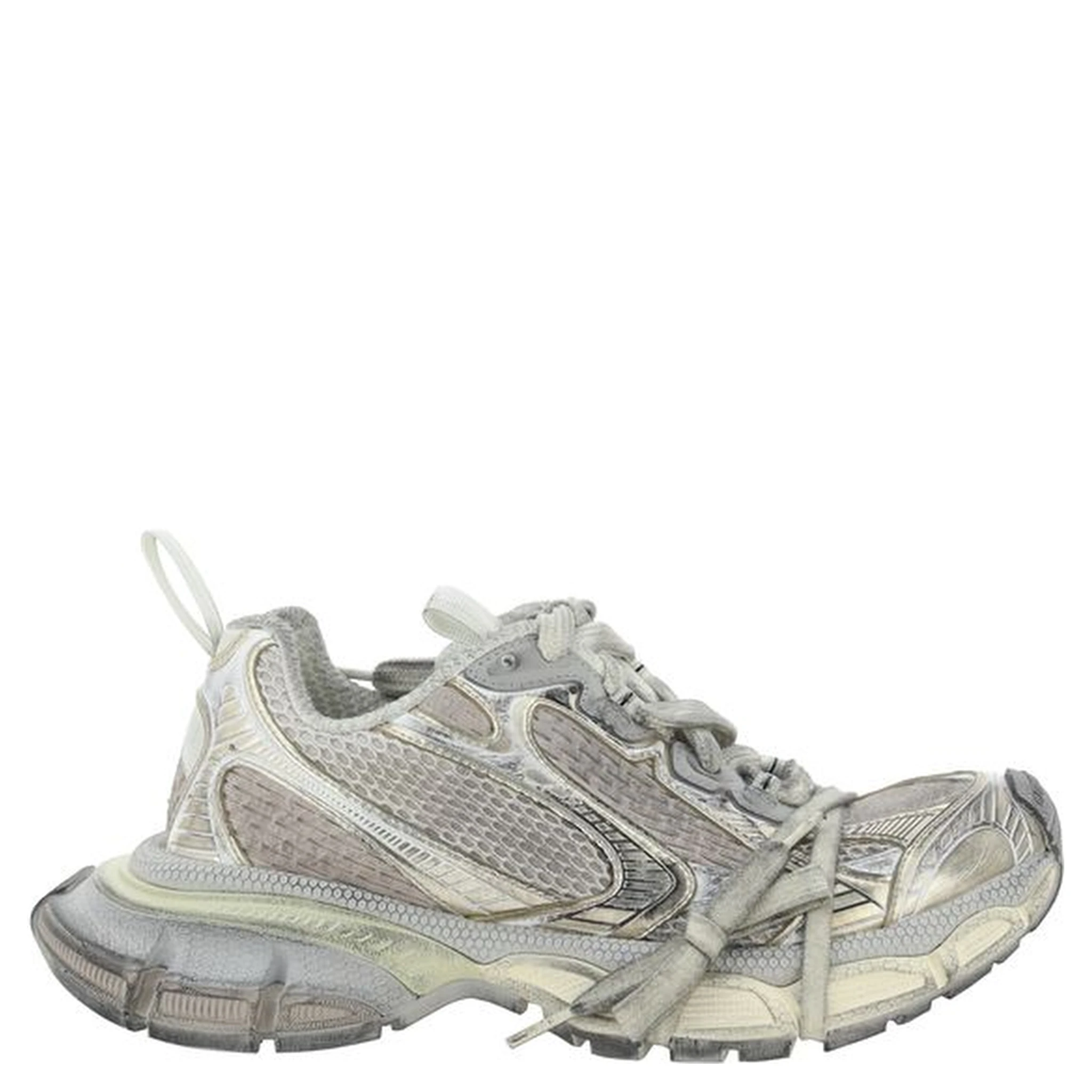 Multicolor Polyester Athletic Sneakers