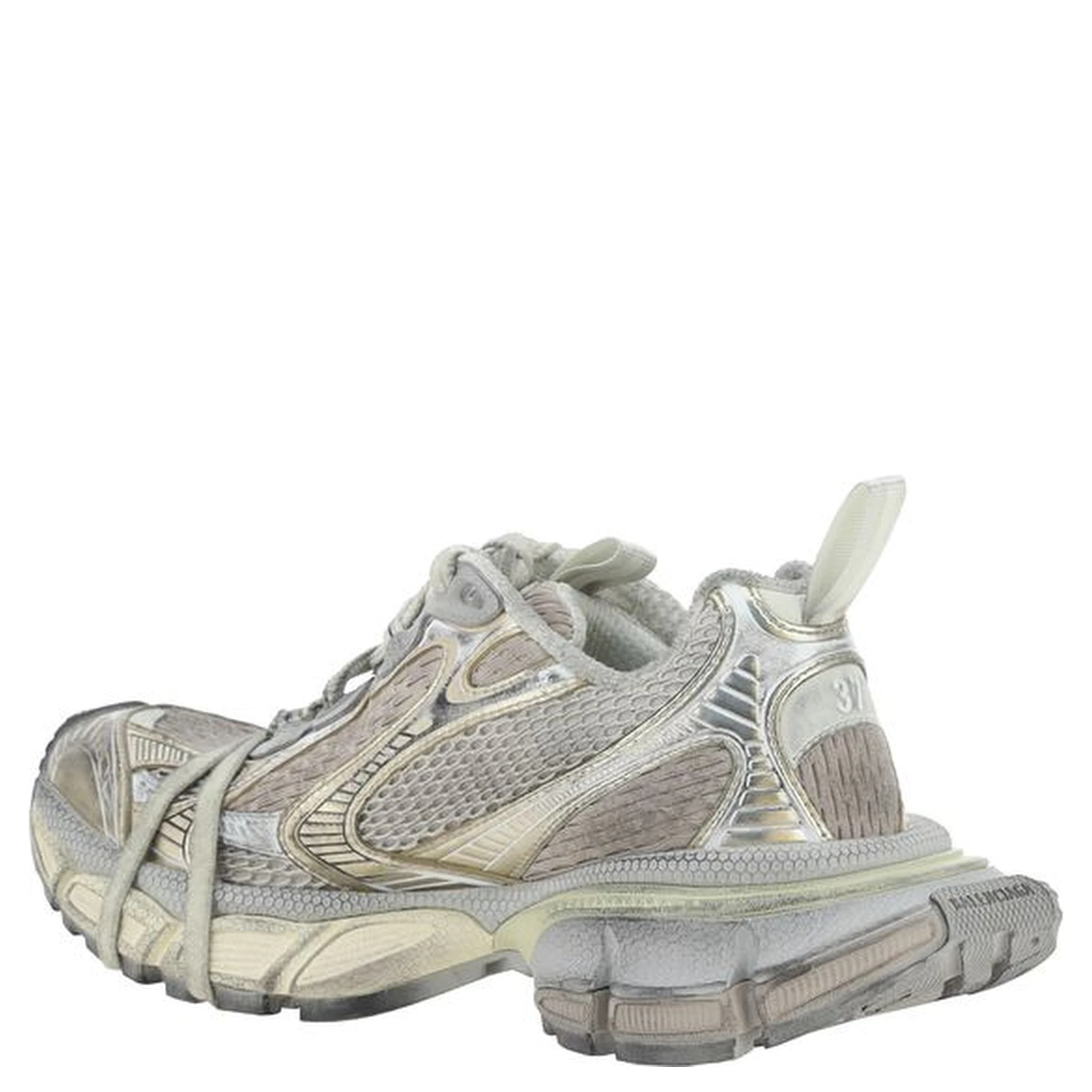 Multicolor Polyester Athletic Sneakers