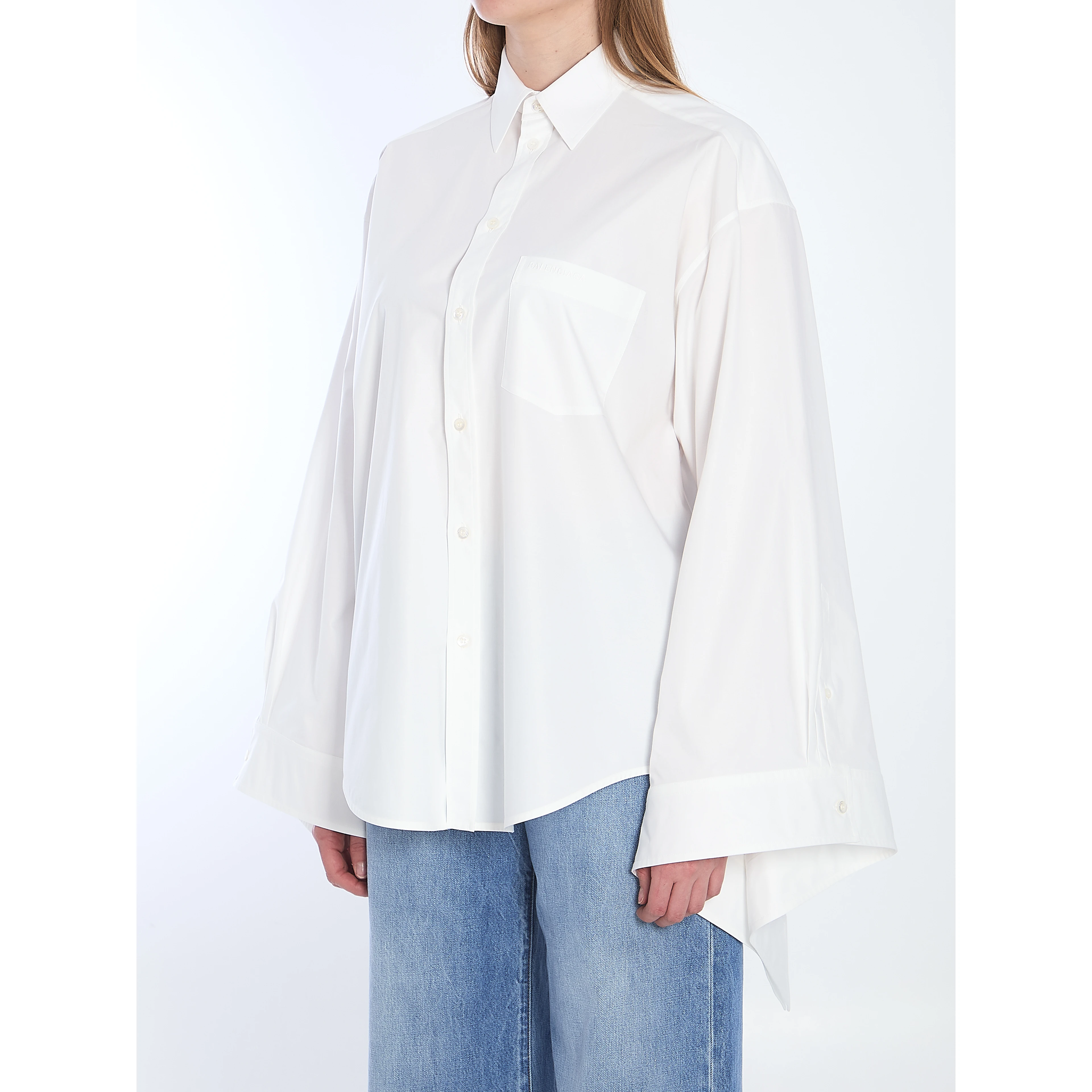 Tied cuffs blouse