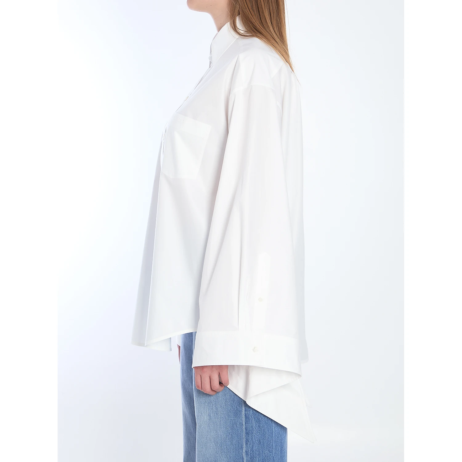 Tied cuffs blouse