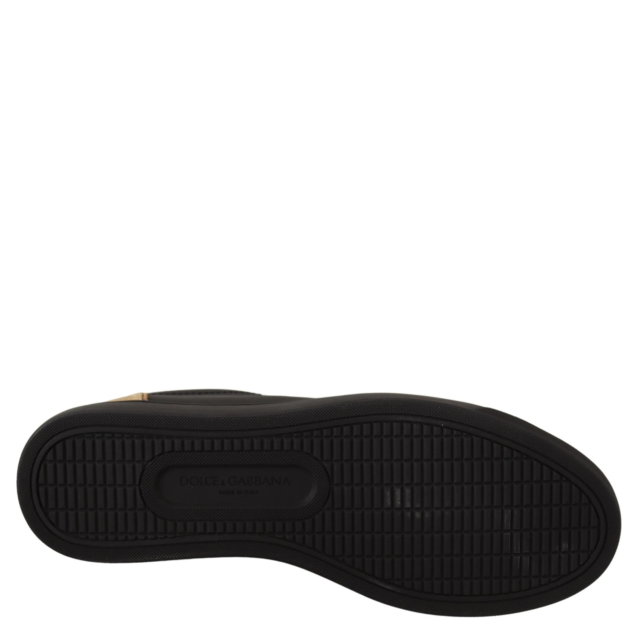 Black Gold Leather Low Top Sneakers Womens Shoes