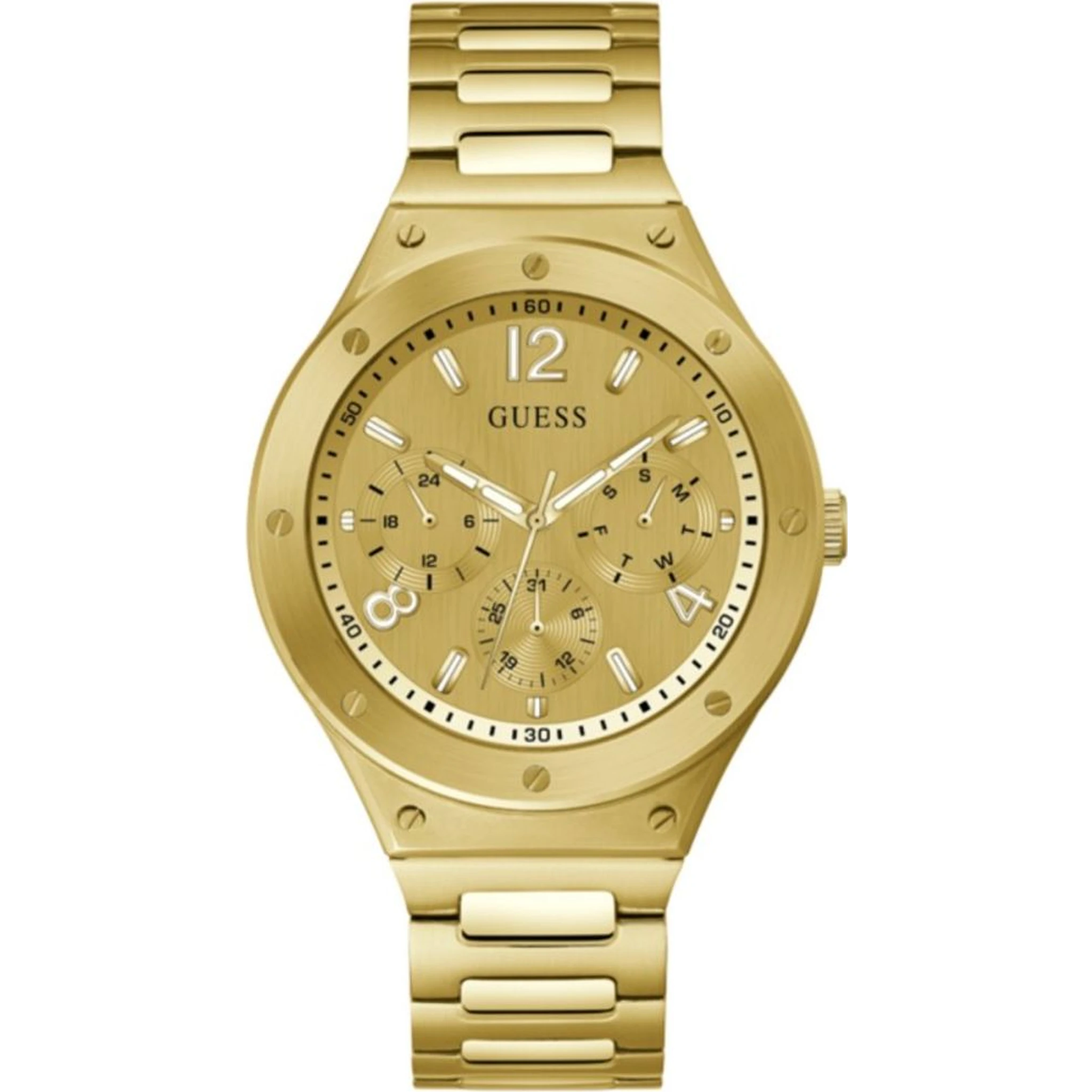 Gold Stainless Steel Dress Watch