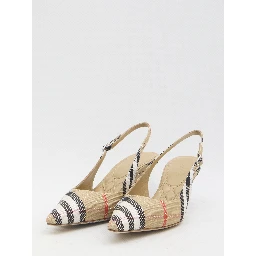 Birdie Check slingback pumps