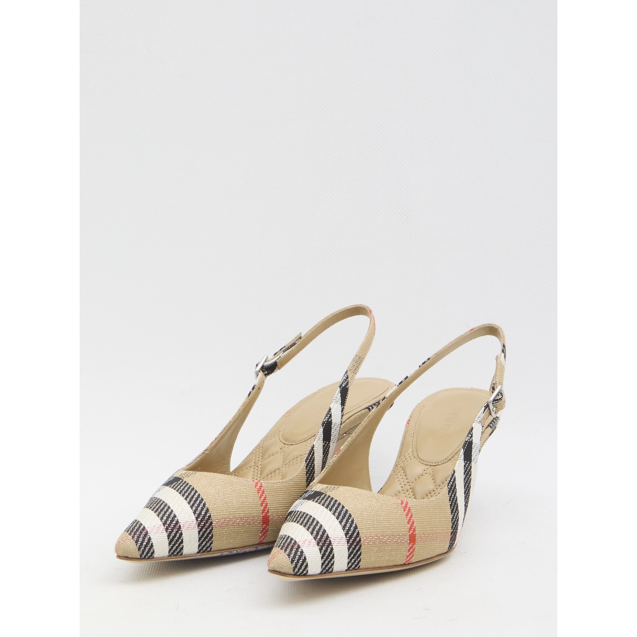 Birdie Check slingback pumps