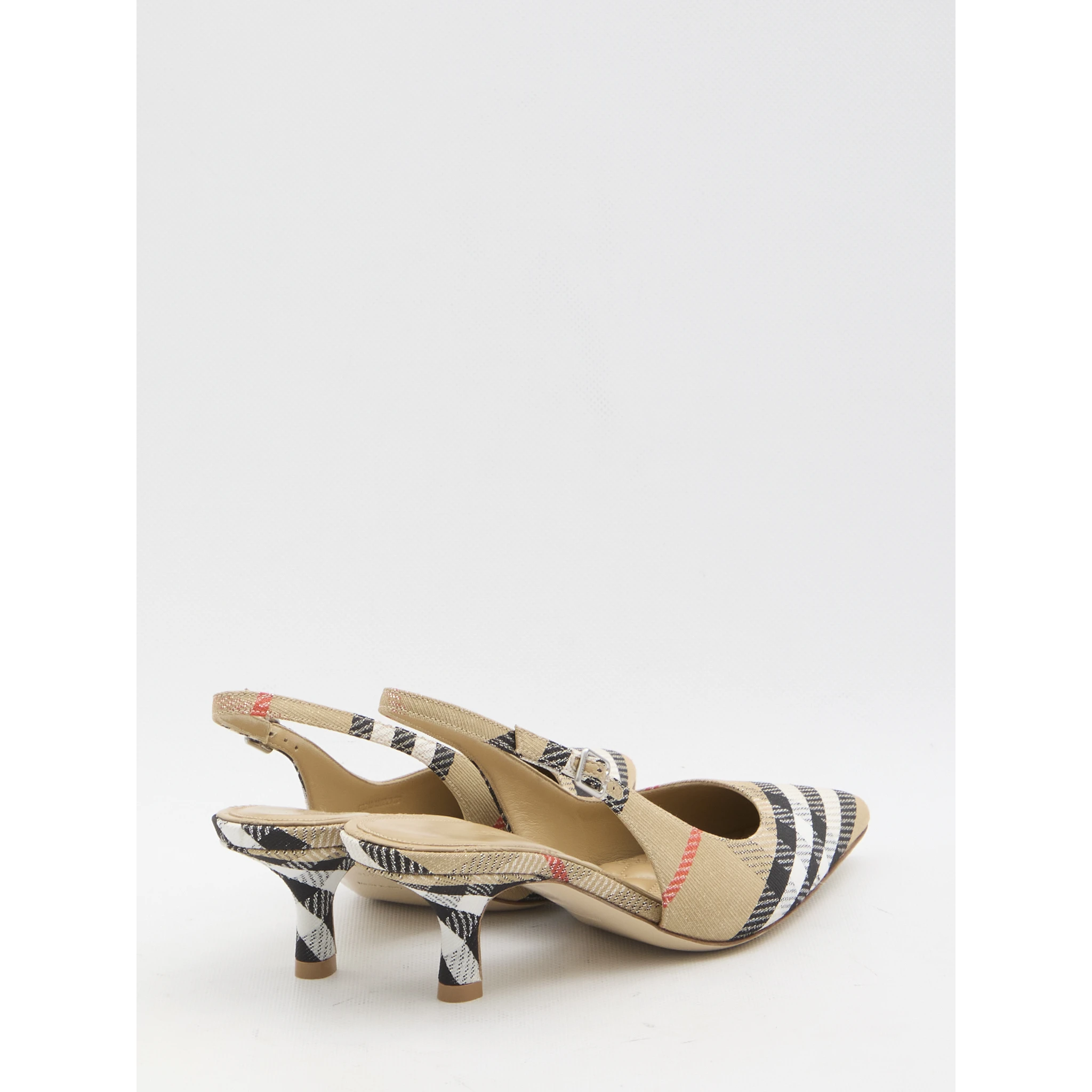 Birdie Check slingback pumps