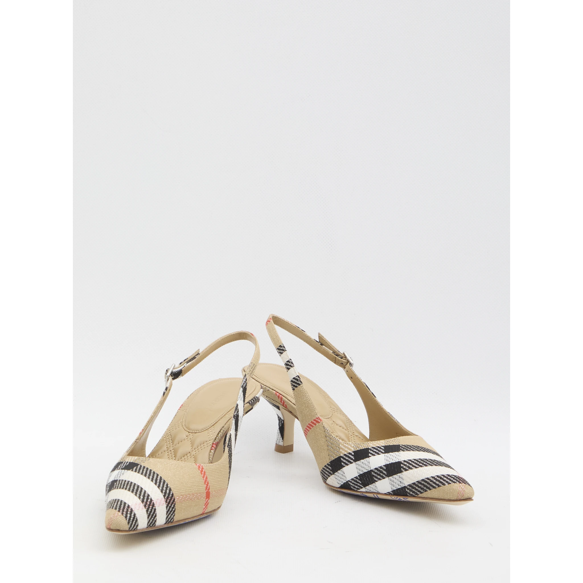 Birdie Check slingback pumps