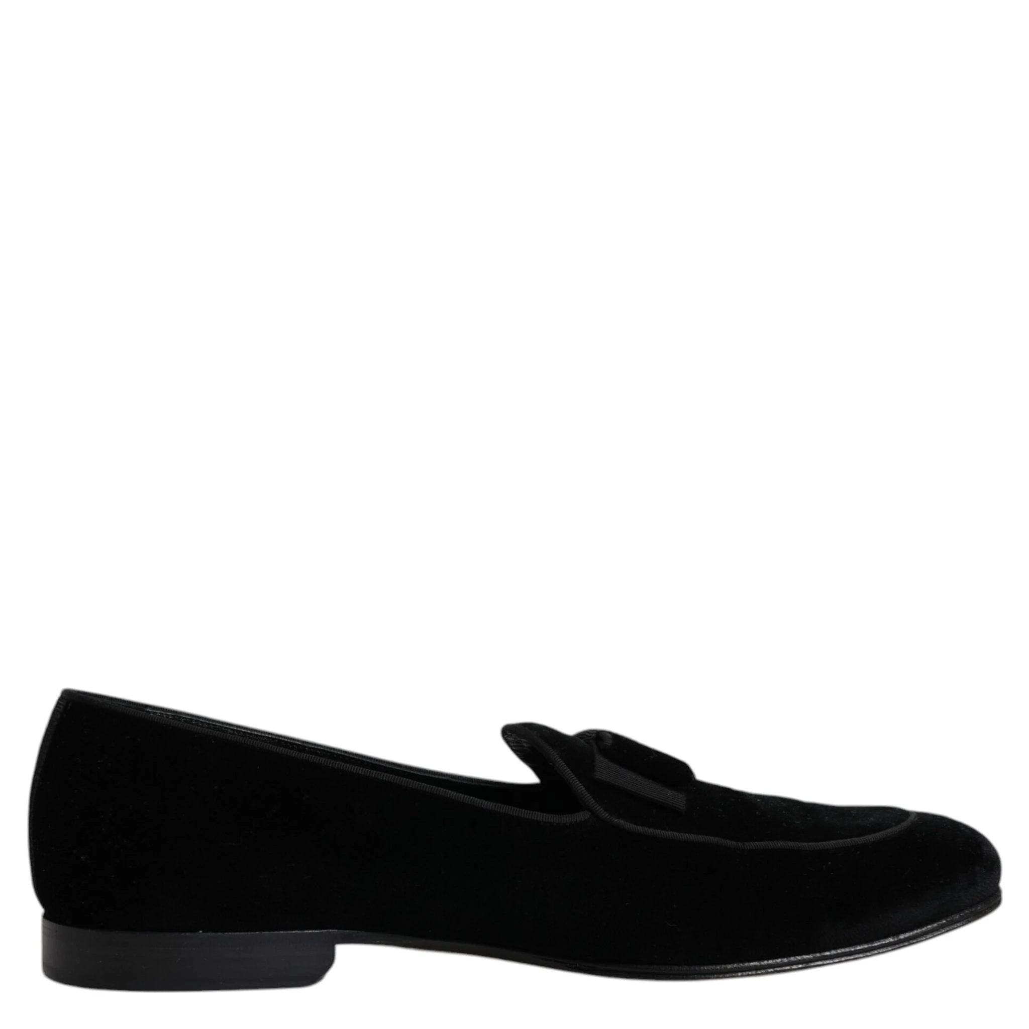Black Velvet Loafers Formal Men Dress Shoes
