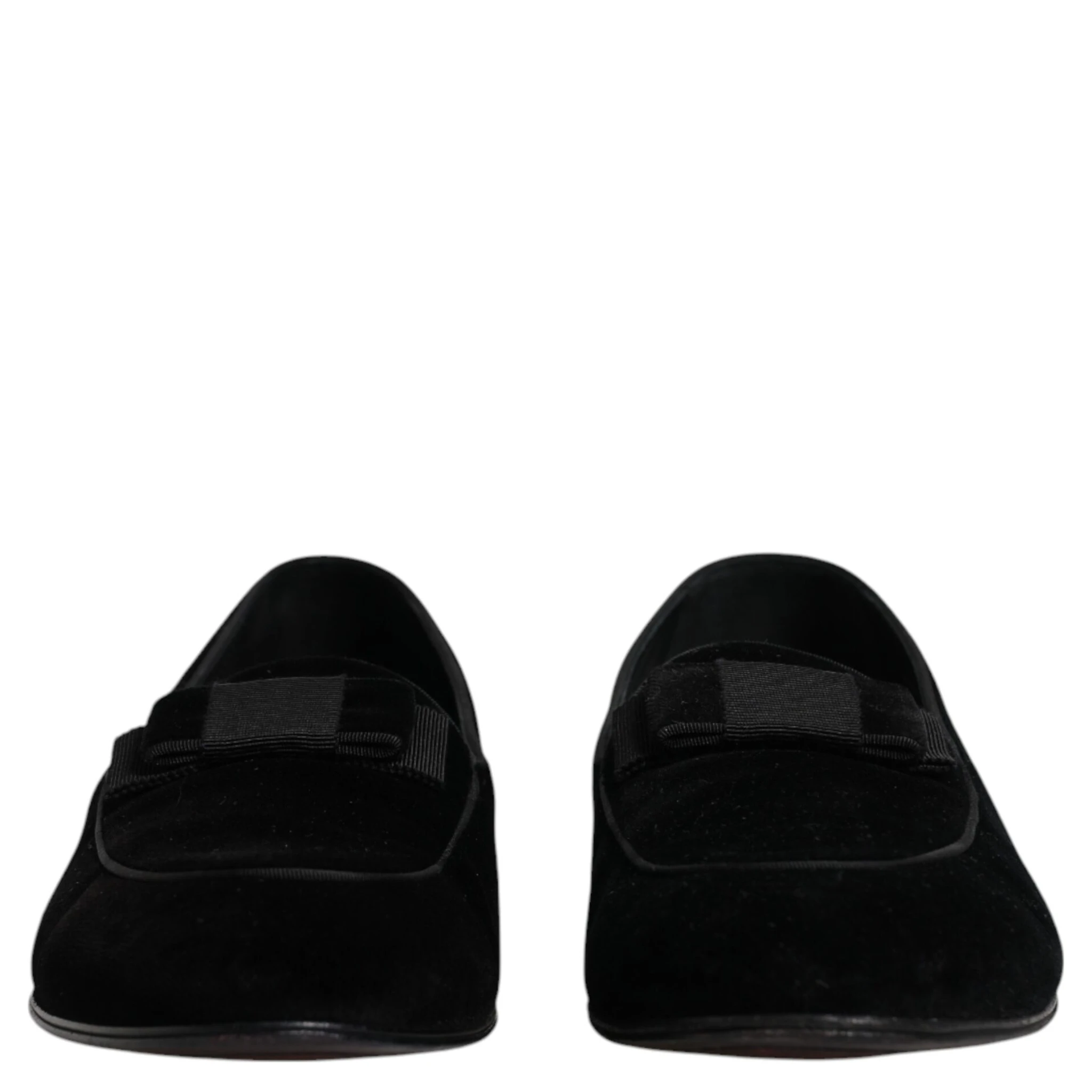 Black Velvet Loafers Formal Men Dress Shoes