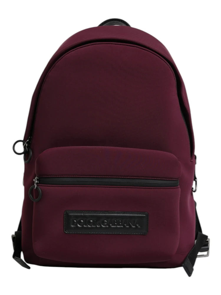 Burgundy Montreale Tecnico Textile Men Backpack Bag alternative