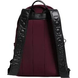 Burgundy Montreale Tecnico Textile Men Backpack Bag