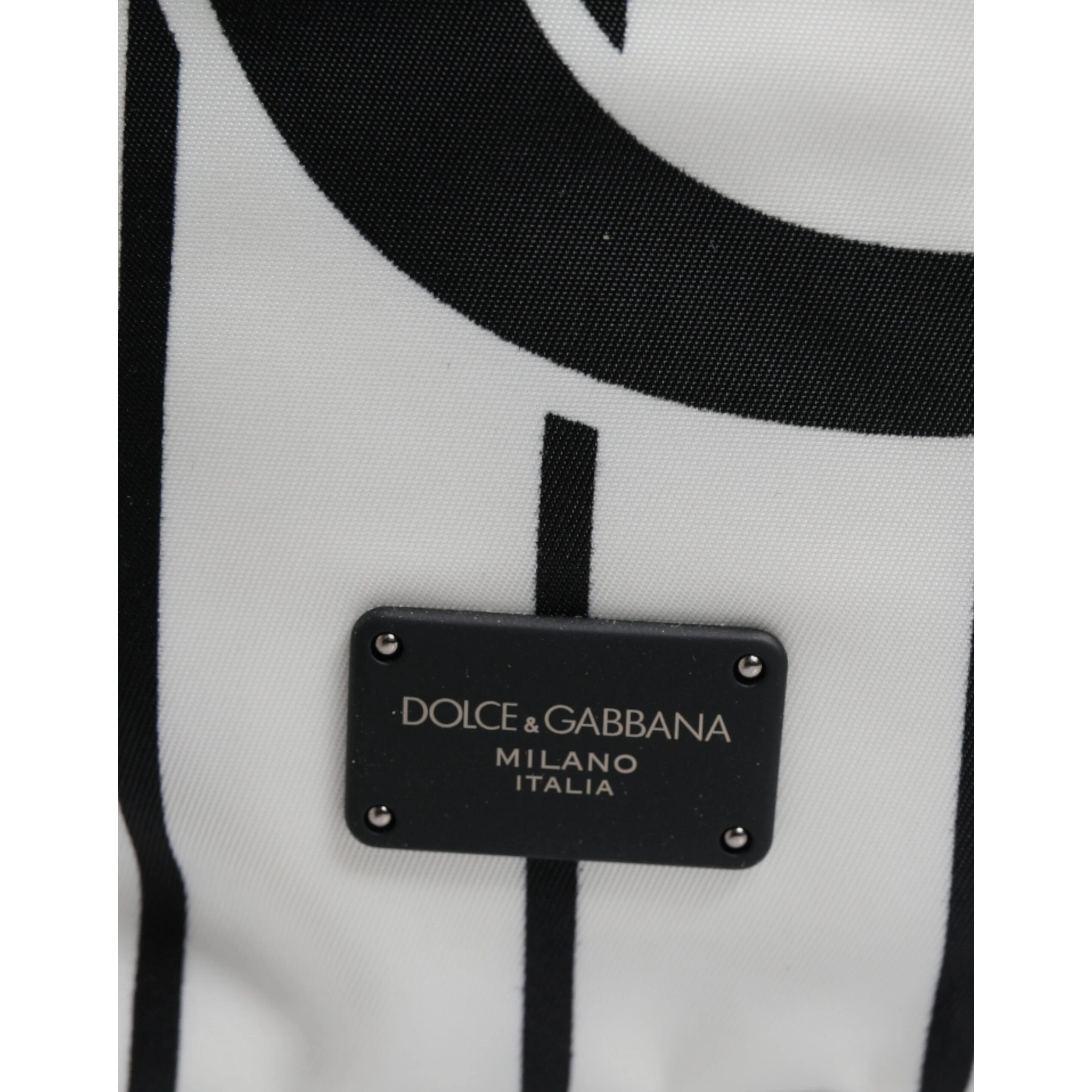 Black White Vulcano Royal King Print Men Backpack Bag