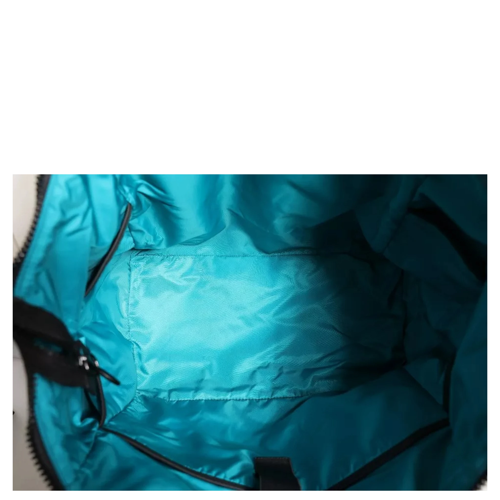 Black Canvas DG Logo Print Shopping Hand Tote Bag